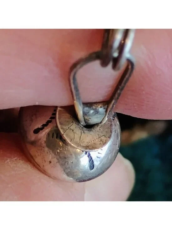 Vtg Roy Vandever Navajo Pearl Bench Bead Sterling Silver Graduated Necklace 23" - Picture 10 of 16